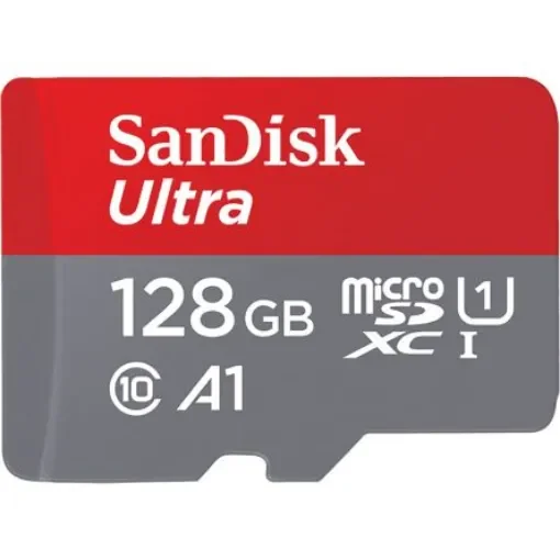 Sandisk 128 GB MicroSDXC Micro SD Card, Class 10, UHS-1 U1 - SDSQUAR-128G-GN6IA product image