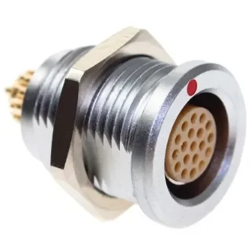 CAMDENBOSS Circular Connector, 19 Contacts, Panel Mount, Socket, Female, IP68, CamCirc CCB3 Series - CCB3S1/19 product image