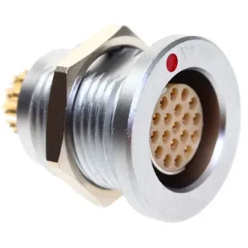 CAMDENBOSS Circular Connector, 19 Contacts, Panel Mount, Socket, Female, IP68, CamCirc CCB4 Series - CCB4S1/19 product image