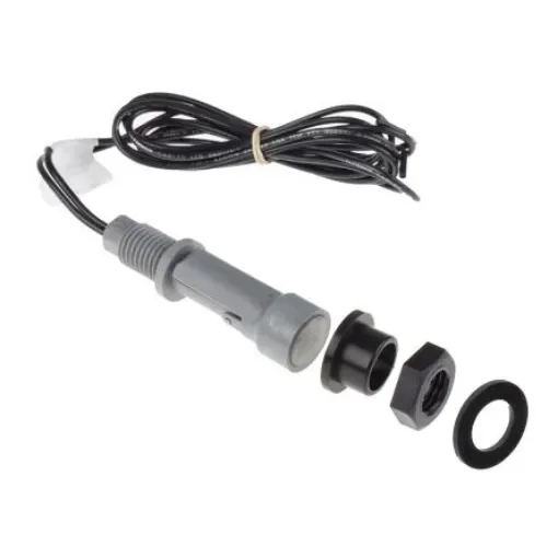 Sensata Cynergy3 LLF 70 Series Horizontal External Polyphenylene Sulfide Float Switch, 1m Cable, SPNO, 240V ac Max, - LLF76Y100RN product image