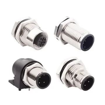 Norcomp Circular Connector, 8 Contacts, Panel Mount, M12 Connector, Plug, Male, IP67 - 861-008-113R004 product image
