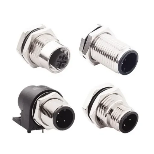 Norcomp Circular Connector, 8 Contacts, Panel Mount, M12 Connector, Plug, Male, IP67 - 861-008-113R004 product image