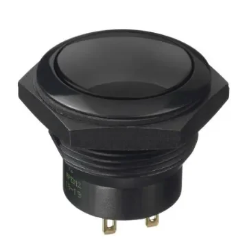 APEM Push Button Switch, Momentary, Panel Mount, 30mm Cutout, DPDT, 12V dc - FPDR3B1422X0XXX product image