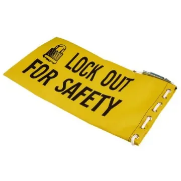 Brady Yellow Rugged Canvas Pendant Lockout Covers & Cinch Bags - L/O BAG YELLOW CANVAS DUCK BAG product image