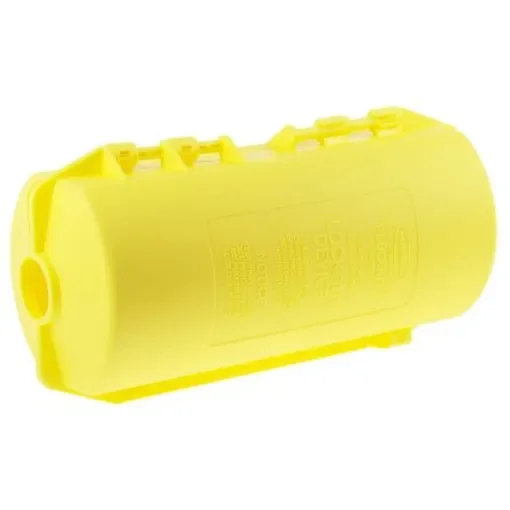 Brady Yellow 4-Lock Polypropylene Electrical Plug Lockouts, 9.91mm Shackle - HUBBELL PLUGOUT - LARGE PLUGOUT product image