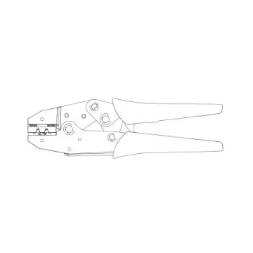 Amphenol Industrial X-Lok Hand Crimp Tool for X-Lok Crimp Terminals - ASST-C-10-W-B product image