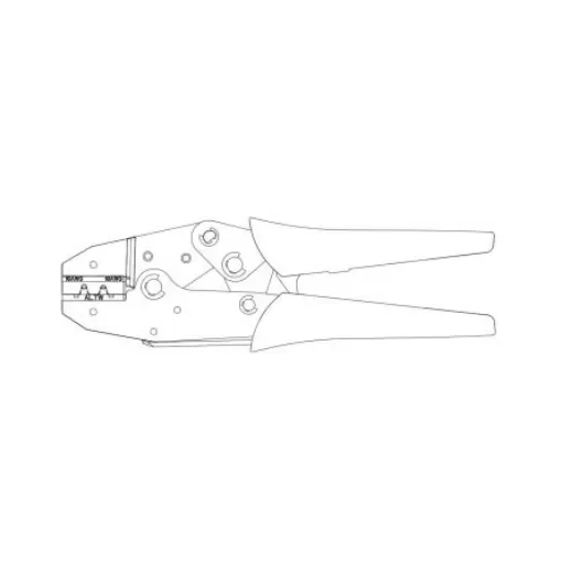 Amphenol Industrial X-Lok Hand Crimp Tool for X-Lok Crimp Terminals - ASST-C-10-W-B product image