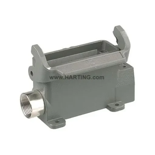 HARTING Han A Heavy Duty Power Connector Hood, PG16 Thread, Straight - 09200160221 product image