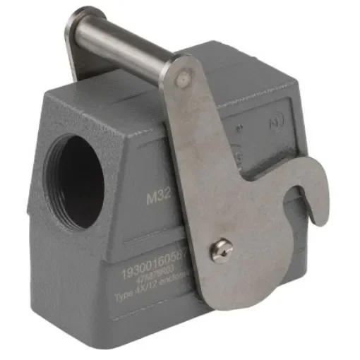 HARTING Han B Heavy Duty Power Connector Hood, M32 Thread, Side Entry - 19300160587 product image
