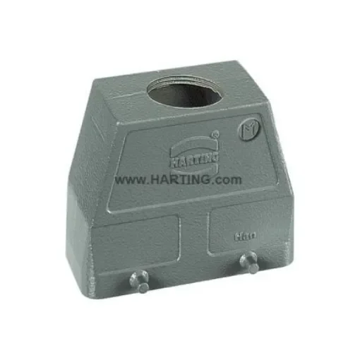 HARTING Han B Heavy Duty Power Connector Hood, M40 Thread, Top Entry - 19300100428 product image