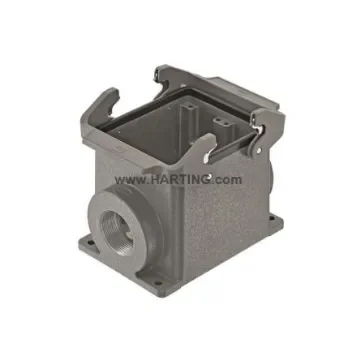 HARTING Han B Heavy Duty Power Connector Housing, M40 Thread, Side Entry - 19300320273 product image