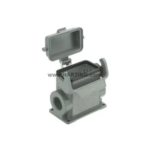 HARTING Han B Heavy Duty Power Connector Housing, M25 x 2 Thread, Side Entry - 19300100296 product image