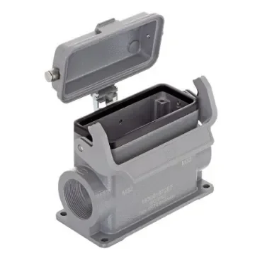 HARTING Han B Heavy Duty Power Connector Housing, M32 x 2 Thread, Side Entry - 19300167297 product image