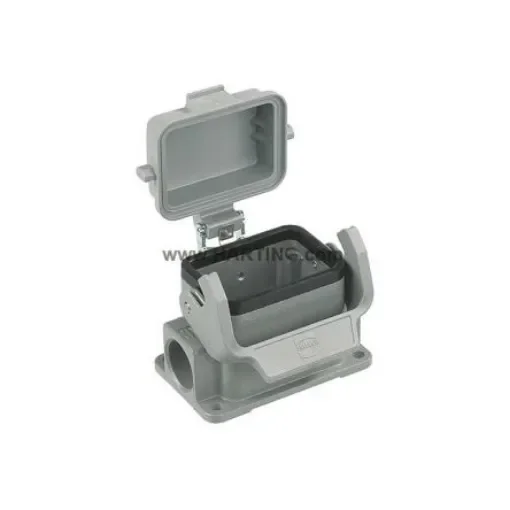 HARTING Han B Heavy Duty Power Connector Housing, M25 x 2 Thread, Side Entry - 19300162296 product image