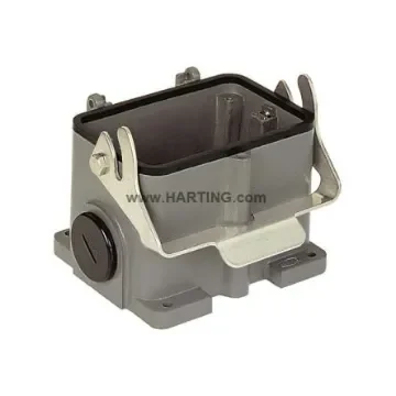 HARTING Han B Heavy Duty Power Connector Housing, M40 Thread, Side Entry - 19300480293 product image