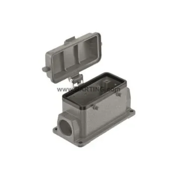 HARTING Han B Heavy Duty Power Connector Housing, M25 x 2 Thread, Side Entry - 19300161266 product image