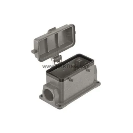 HARTING Han B Heavy Duty Power Connector Housing, M25 x 2 Thread, Side Entry - 19300161266 product image
