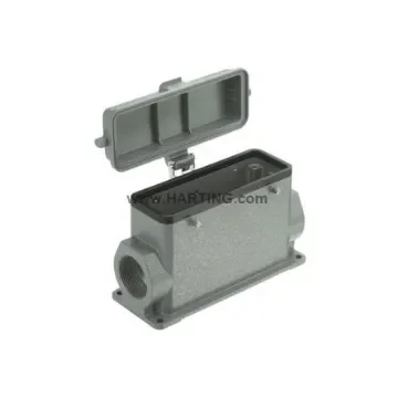HARTING Han B Heavy Duty Power Connector Housing, M32 x 2 Thread, Side Entry - 19300240267 product image