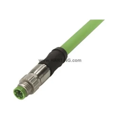 HARTING Straight Male 4 way M8 to Straight Male 4 way M8 Sensor Actuator Cable, 5m - 2134C7C7477005 product image