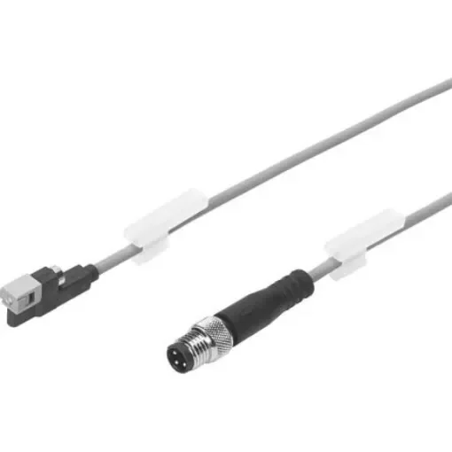 Festo Proximity Sensor Pneumatic Position Detector, IP65, IP68, 30V dc, PNP Operation, SMT, with LED indicator, 547860 - SMT-8G-PS-24V-E-0,3Q-M8D product image