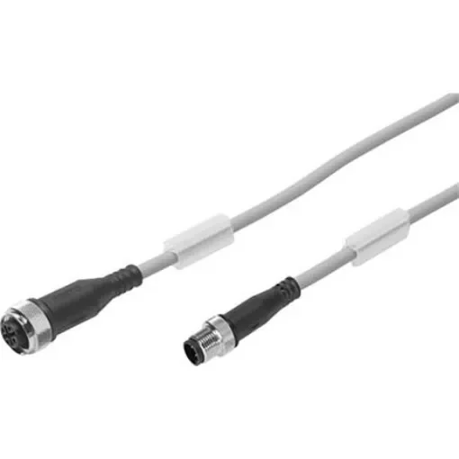 Festo Cable, NEBU Series, For Use With Energy Chain, High Mechanical Load - NEBU-M12G5-K-2.5-M8G4 product image