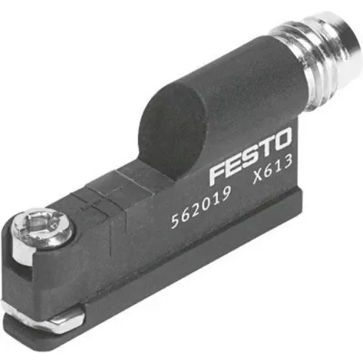 Festo Proximity Sensor Pneumatic Position Detector, IP65, IP68, 30V dc, PNP Operation, SMT, with LED indicator, 562019 - SMT-8-SL-PS-LED-24-B product image