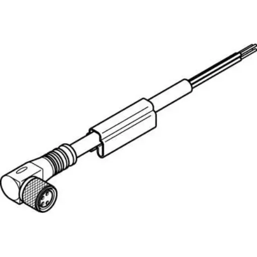 Festo Cable, NEBU Series, For Use With Energy Chain, High Mechanical Load - NEBU-M8W4-K-10-LE4 product image