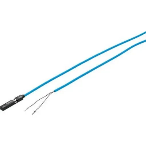 Festo Electronic Proximity Sensor Pneumatic Position Detector, IP65, IP68, 18V dc, SDBT-MS, with LED indicator, 579072 - SDBT-MS-20NL-ZN-E-10-LE-EX6 product image