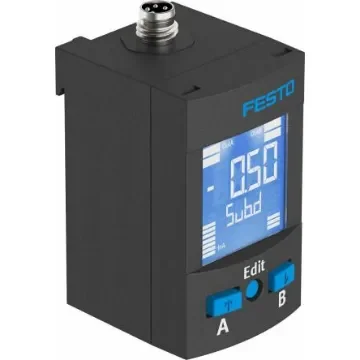 Festo Pressure Sensor, 30V dc, IP65, IP67 10bar - SPAU-P10R-H-Q4D-L-PNLK-PNVBA-M8D product image