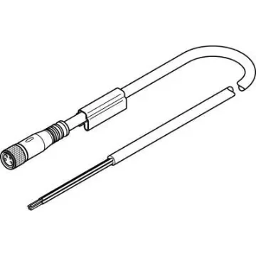 Festo Cable, NEBU Series, For Use With Energy Chain, High Mechanical Load - NEBU-M8G4-K-9-LE4 product image