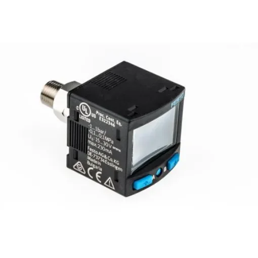 Festo Pressure Sensor, 30V dc, IP40 1bar - SPAN-B2R-R18M-PN-PN-L1 product image