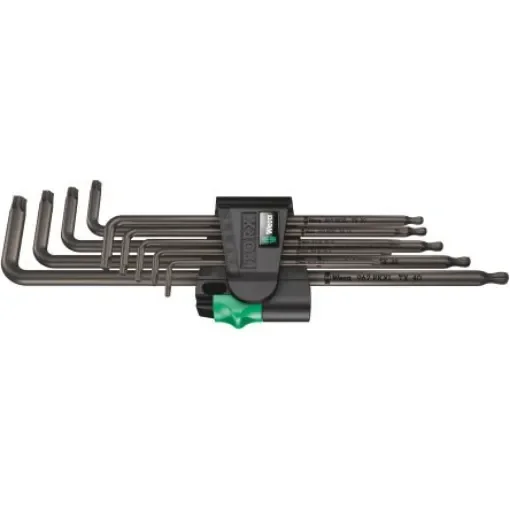 Wera 9-Piece Torx Key Set, L Shape, Long Arm - 05024460001 product image