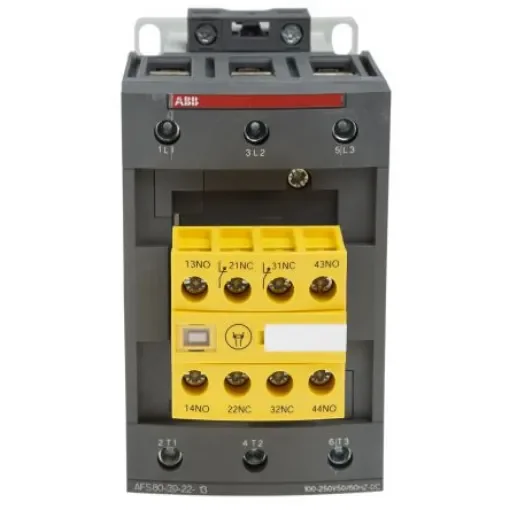 ABB Jokab AFS80-30-22-13 AFS Contactor, 100 to 250 V ac/dc Coil, 3-Pole, 125 A, 3NO, 600 V ac - 1SBL397082R1322  AFS80-30-22-13 product image
