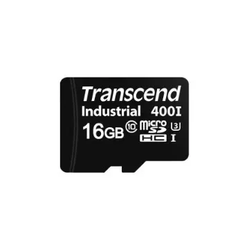 Transcend 16 GB Industrial MicroSDHC, MicroSDXC Micro SD Card, UHS-I - TS16GUSD400I product image
