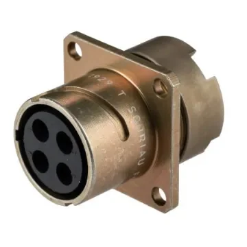 Souriau Sunbank by Eaton Circular Connector, 4 Contacts, Panel Mount, Socket, Female, IP65, 840 Series - 84024172 product image