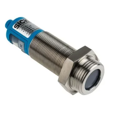 SICK UP56 Series Ultrasonic Level Sensor with display Ultrasonic Level Sensor, 0-10, 4 to 20 mA, PNP Output, G1 Thread, - UP56-213118 product image