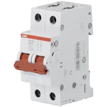 ABB 2P Pole Isolator Switch - 32A Maximum Current - 2CDD282101R0032  SD202/32 product image