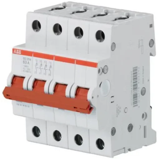 ABB 4P Pole Isolator Switch - 25A Maximum Current - 2CDD284101R0025  SD204/25 product image