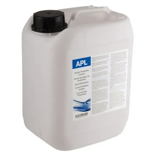 Electrolube Transparent Acrylic Resin Conformal Coating, 5 L Can, -55°C min, +125°C max - APL05L product image
