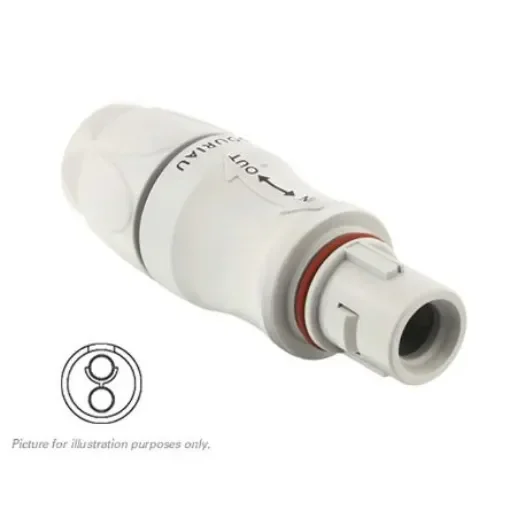 Souriau Sunbank by Eaton Circular Connector, 2 Contacts, Cable Mount, Plug, Male, IP68, JMX Series - JMXFH1G02MSUDSU product image