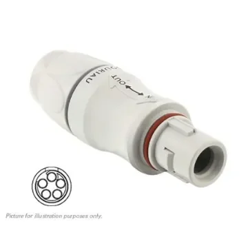 Souriau Sunbank by Eaton Circular Connector, 5 Contacts, Cable Mount, Plug, Male, IP68, JMX Series - JMXFH1G05MSUDSU product image