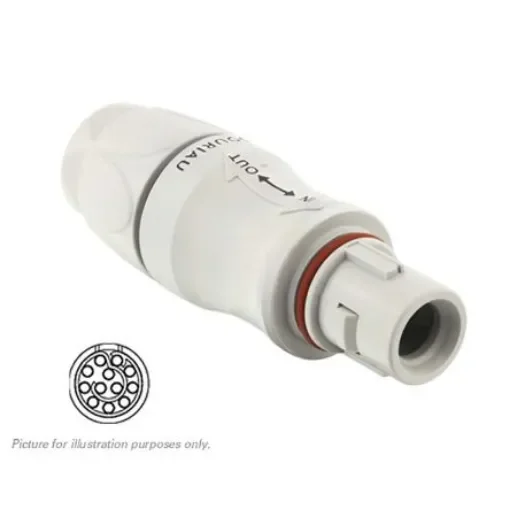 Souriau Sunbank by Eaton Circular Connector, 12 Contacts, Cable Mount, Plug, Male, IP68, JMX Series - JMXFH1G12MSUDSU product image