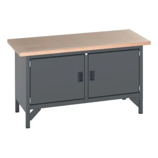 Bott 41002022.77v Sheet Steel Workbench, 200kg Max Load, Adjustable Height, 840mm x 1500mm x 750mm product image