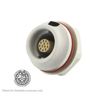 Souriau Sunbank by Eaton Circular Connector, 12 Contacts, Front Mount, Socket, Female, IP68, JMX Series - JMXHH1G12FSUDSU product image