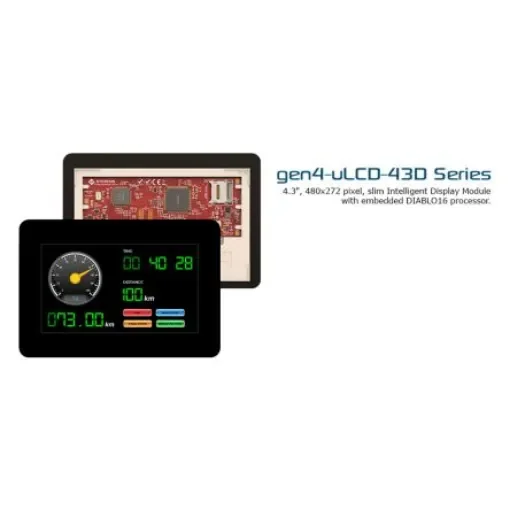 4D Systems gen4-uLCD-43D TFT LCD Display Module, 4.3in, 480 x 272pixels product image