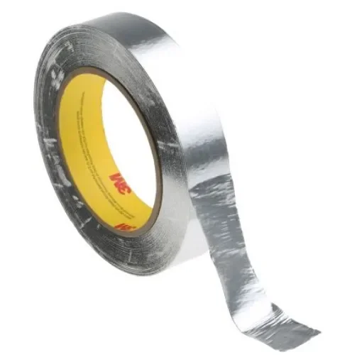 3M 425 Conductive Aluminium Tape, 25mm x 55m - 425 - 25,4MM (R06933) product image