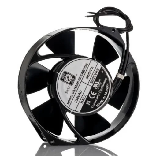 RS PRO Axial Fan, 230 V ac, AC Operation, 356.8m³/h, 42W, IP55, 172 x 55mm - 1759800 product image