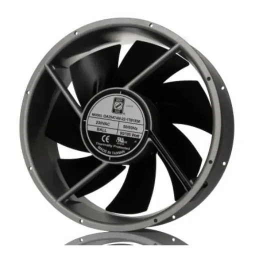 RS PRO Axial Fan, 230 V ac, AC Operation, 1699m³/h, 105W, IP56, 254 x 254 x 89mm - 1759828 product image