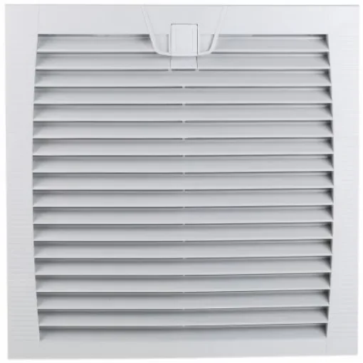 RS PRO Filter Fan, 230 V ac, AC Operation, 611.6m³/h Filtered, 1019.4m³/h Unimpeded, IP54, IP55, 322.7 x 322.7mm - 1759833 product image