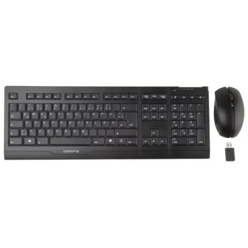 Cherry B.Unlimited 3.0 Wireless Keyboard and Mouse Set, QWERTZ, Black - JD-0410DE-2 product image